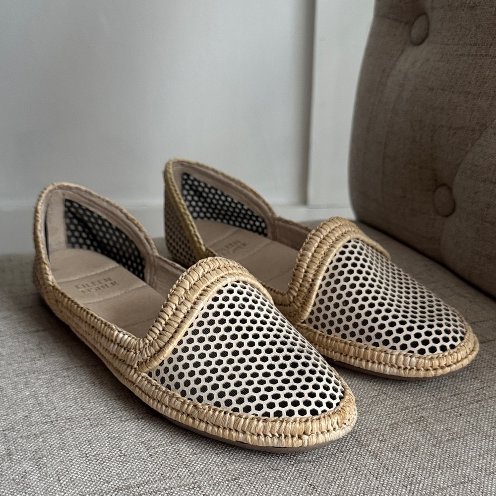 Eileen Fisher Black and Tan Espadrilles